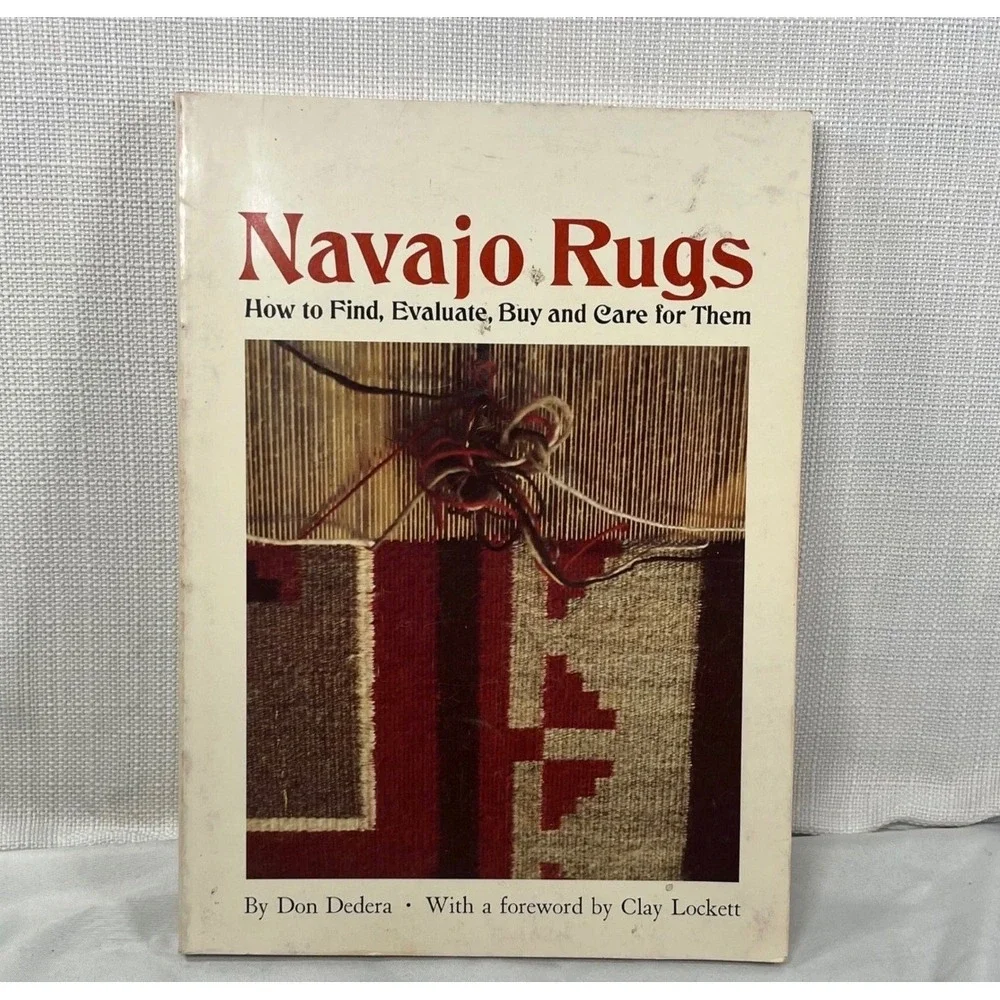 Navajo Rugs Don Dedera 1975 First Edition Northland Press Softcover Book
